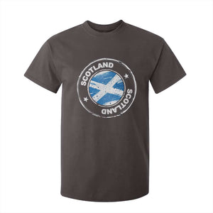 Scotland Flag Scottish Pride T Shirt For Kid TS09 Dark Chocolate Print Your Wear