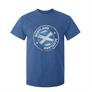 Scotland Flag Scottish Pride T Shirt For Kid TS09 Royal Blue Print Your Wear