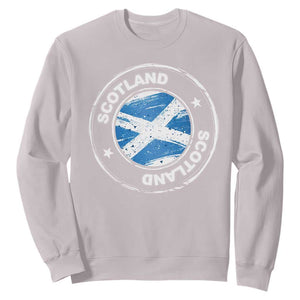 Scotland Flag Scottish Pride Sweatshirt TS09 Ice Gray Print Your Wear