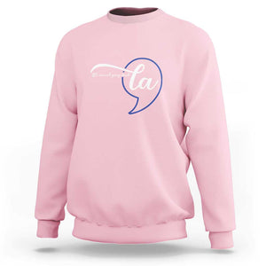 Comma La Harris Sweatshirt Kamala 2024 We Are Not Going Back TS09 Light Pink Print Your Wear