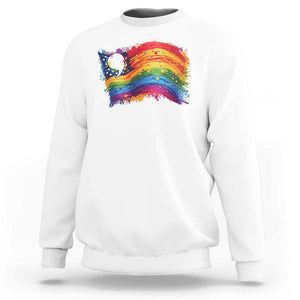 Rainbow Flag Comma La Harris 2024 Sweatshirt TS09 White Print Your Wear