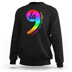 Rainbow Comma La Kamala Sweatshirt Harris For The People 2024 TS09 Black Print Your Wear