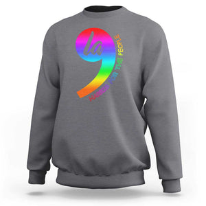 Rainbow Comma La Kamala Sweatshirt Harris For The People 2024 TS09 Charcoal Print Your Wear