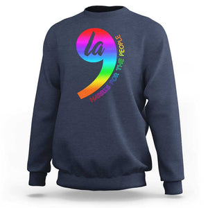 Rainbow Comma La Kamala Sweatshirt Harris For The People 2024 TS09 Navy Print Your Wear