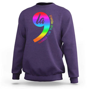 Rainbow Comma La Kamala Sweatshirt Harris For The People 2024 TS09 Purple Print Your Wear