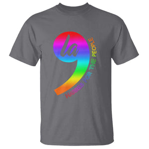 Rainbow Comma La Kamala T Shirt Harris For The People 2024 TS09 Charcoal Print Your Wear