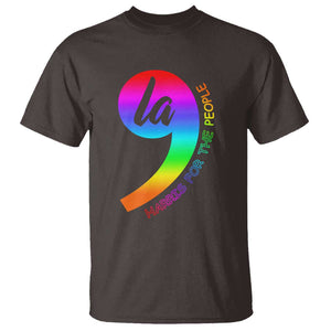 Rainbow Comma La Kamala T Shirt Harris For The People 2024 TS09 Dark Chocolate Print Your Wear