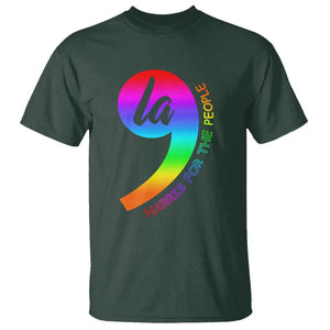 Rainbow Comma La Kamala T Shirt Harris For The People 2024 TS09 Dark Forest Green Print Your Wear