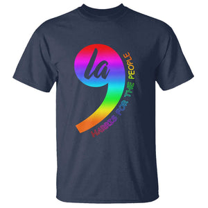 Rainbow Comma La Kamala T Shirt Harris For The People 2024 TS09 Navy Print Your Wear