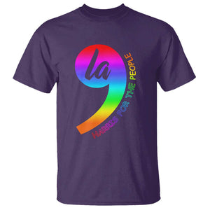 Rainbow Comma La Kamala T Shirt Harris For The People 2024 TS09 Purple Print Your Wear