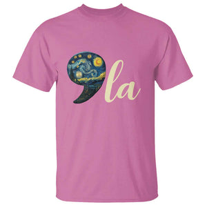 Comma La Harris T Shirt Kamala 2024 Starry Night Aesthetic TS09 Azalea Print Your Wear