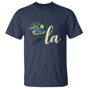 Comma La Harris T Shirt Kamala 2024 Starry Night Aesthetic TS09 Navy Print Your Wear