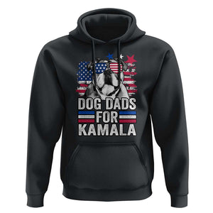 Dog Dad For Kamala Hoodie Harris 2024 Cool French Bull Dog American Flag TS09 Black Print Your Wear