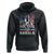 Dog Dad For Kamala Hoodie Harris 2024 Cool French Bull Dog American Flag TS09 Black Print Your Wear