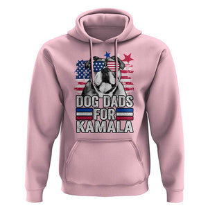 Dog Dad For Kamala Hoodie Harris 2024 Cool French Bull Dog American Flag TS09 Light Pink Print Your Wear