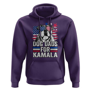 Dog Dad For Kamala Hoodie Harris 2024 Cool French Bull Dog American Flag TS09 Purple Print Your Wear