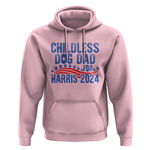 Childless Dog Dad For Harris 2024 Hoodie TS09 Light Pink Print Your Wear