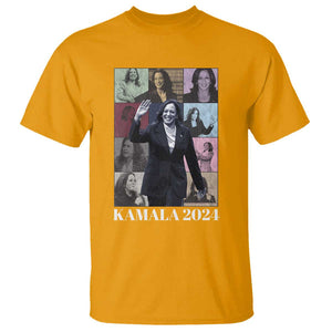 Kamala 2024 T Shirt Harris Tour Madam President TS09 Gold Print Your Wear