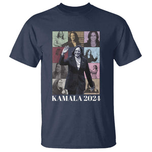 Kamala 2024 T Shirt Harris Tour Madam President TS09 Navy Print Your Wear