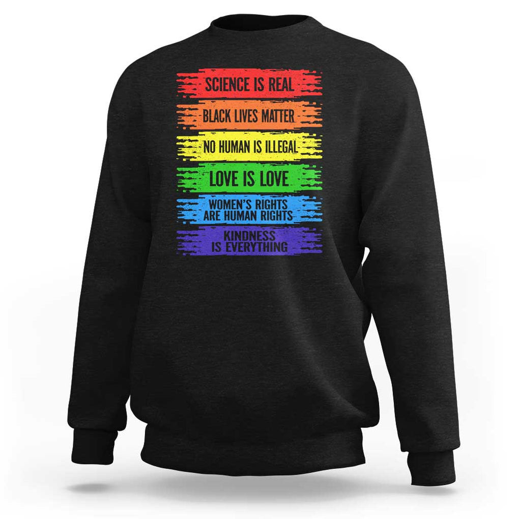 Human Rights Sweatshirt LGBT Black Feminist TS09 Black Print Your Wear