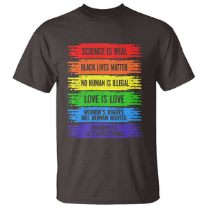 Human Rights T Shirt LGBT Black Feminist TS09 Dark Chocolate Print Your Wear