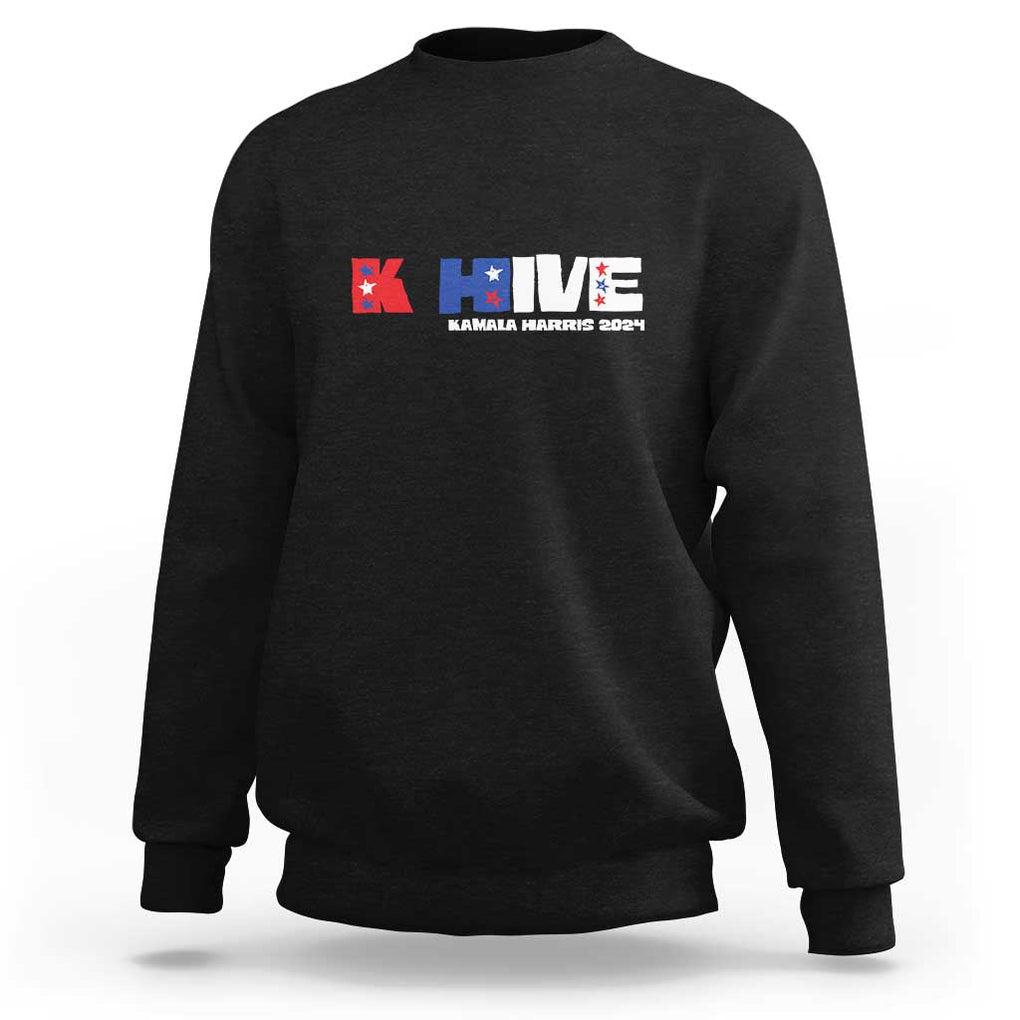 KHive Kamala 2024 Sweatshirt Harris Support US President Election TS09 Black Print Your Wear