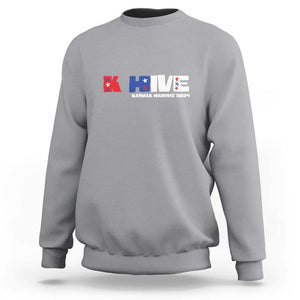 KHive Kamala 2024 Sweatshirt Harris Support US President Election TS09 Sport Gray Print Your Wear