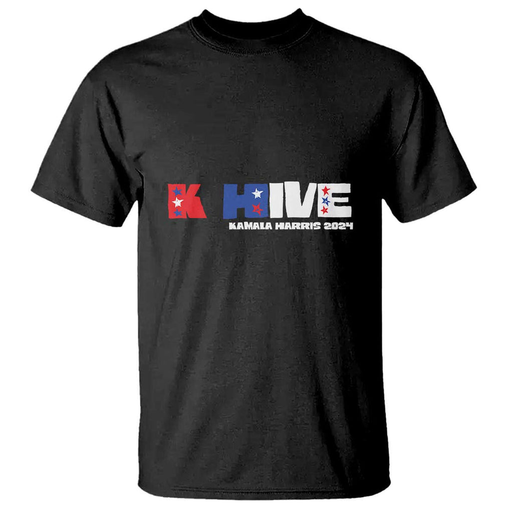 KHive Kamala 2024 T Shirt Harris Support US President Election TS09 Black Print Your Wear