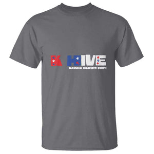 KHive Kamala 2024 T Shirt Harris Support US President Election TS09 Charcoal Print Your Wear