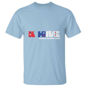 KHive Kamala 2024 T Shirt Harris Support US President Election TS09 Light Blue Print Your Wear