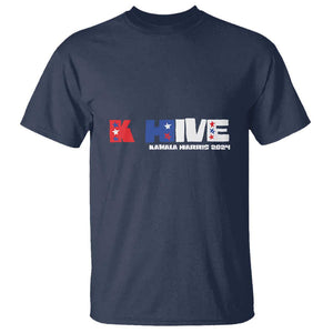 KHive Kamala 2024 T Shirt Harris Support US President Election TS09 Navy Print Your Wear