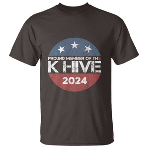 Kamala 2024 T Shirt Pround Member Of The K Hive TS09 Dark Chocolate Print Your Wear