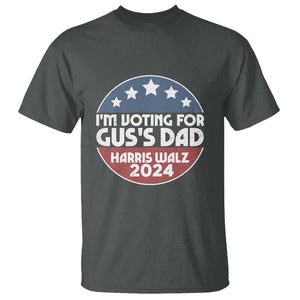 Tim Walz 2024 T Shirt I'm Voting For Gus Dad Kamala Support TS09 Dark Heather Print Your Wear