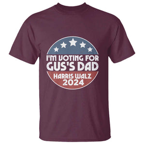 Tim Walz 2024 T Shirt I'm Voting For Gus Dad Kamala Support TS09 Maroon Print Your Wear