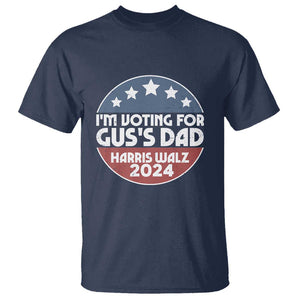 Tim Walz 2024 T Shirt I'm Voting For Gus Dad Kamala Support TS09 Navy Print Your Wear