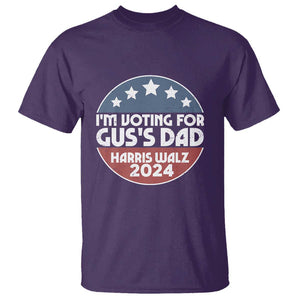 Tim Walz 2024 T Shirt I'm Voting For Gus Dad Kamala Support TS09 Purple Print Your Wear