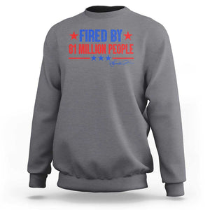 Kamala 2024 Sweatshirt Fired By 81 Million People Harris President Debate TS09 Charcoal Print Your Wear