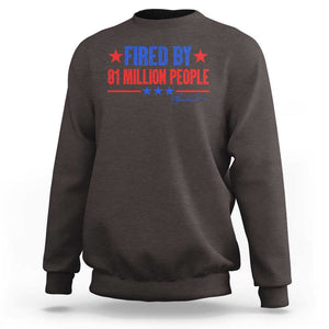 Kamala 2024 Sweatshirt Fired By 81 Million People Harris President Debate TS09 Dark Chocolate Print Your Wear