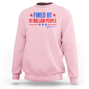 Kamala 2024 Sweatshirt Fired By 81 Million People Harris President Debate TS09 Light Pink Print Your Wear