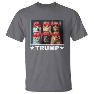 President Debate 2024 T Shirt Make Pets Safe Again Dogs Cats Trump Support TS09 Charcoal Print Your Wear