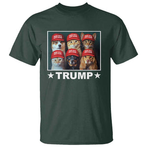 President Debate 2024 T Shirt Make Pets Safe Again Dogs Cats Trump Support TS09 Dark Forest Green Print Your Wear