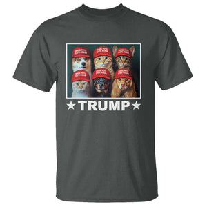 President Debate 2024 T Shirt Make Pets Safe Again Dogs Cats Trump Support TS09 Dark Heather Print Your Wear