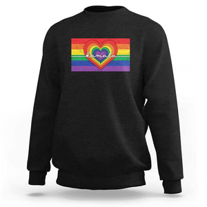 Comma La Harris Sweatshirt Kamala 2024 LGBT Rights Rainbow Flag TS09 Black Print Your Wear