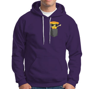 Pizza In A Pocket Funny Dabbing Hoodie TS09 Purple Printyourwear