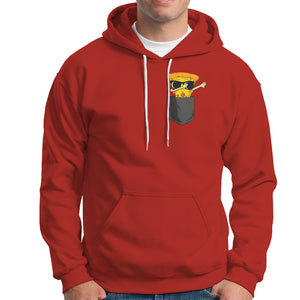 Pizza In A Pocket Funny Dabbing Hoodie TS09 Red Printyourwear