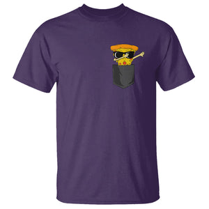 Pizza In A Pocket Funny Dabbing T Shirt TS09 Purple Printyourwear