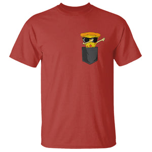 Pizza In A Pocket Funny Dabbing T Shirt TS09 Red Printyourwear