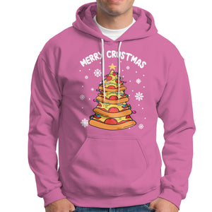 Merry Crustmas Pizza Christmas Tree Xmas Hoodie TS09 Printyourwear