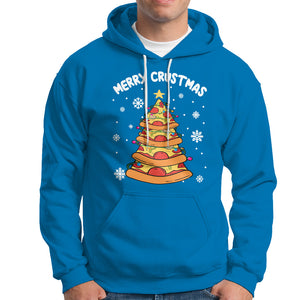 Merry Crustmas Pizza Christmas Tree Xmas Hoodie TS09 Printyourwear