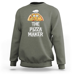 The Best Pizza Maker World's Greatest Sweatshirt TS09 Military Green Printyourwear